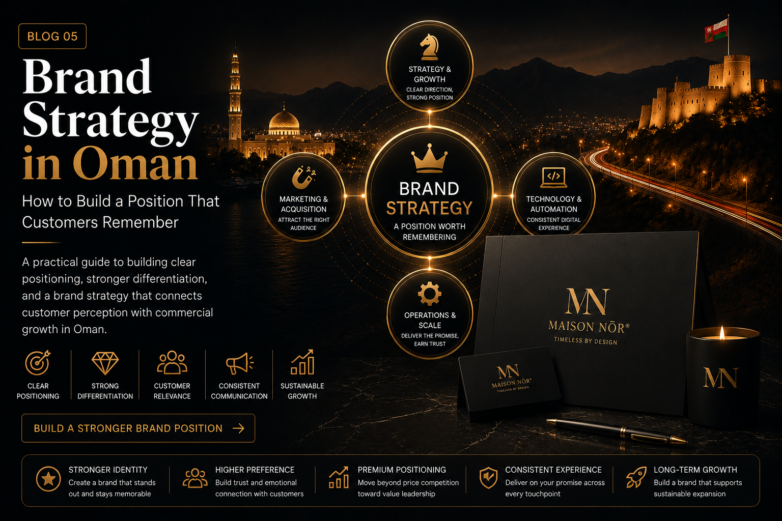 Brand Strategy in Oman: How to Build a Position That Customers Remember ?